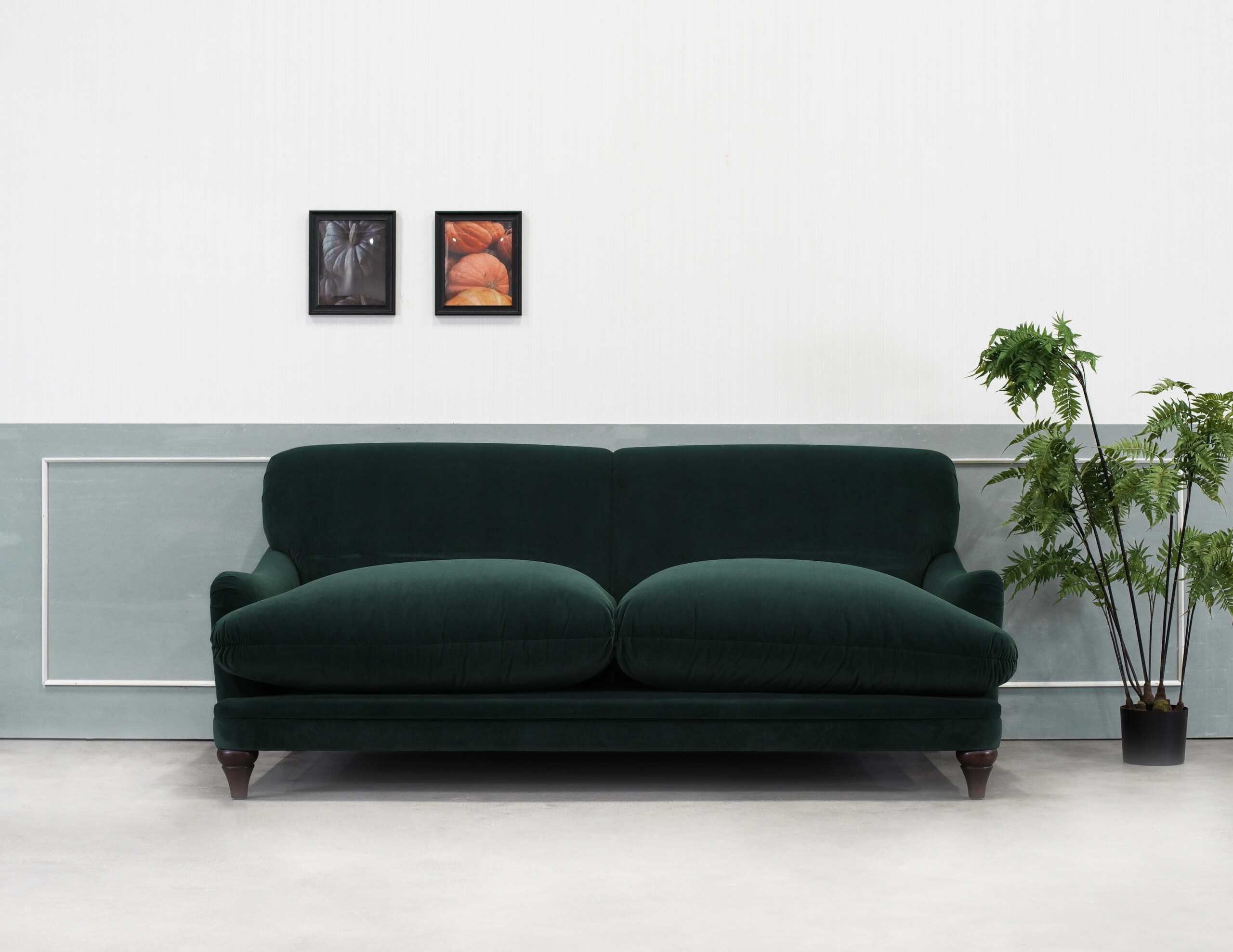 最新オリジナルカラー入荷】PUMPKIN Sofa 2人掛け【ボトルグリーン